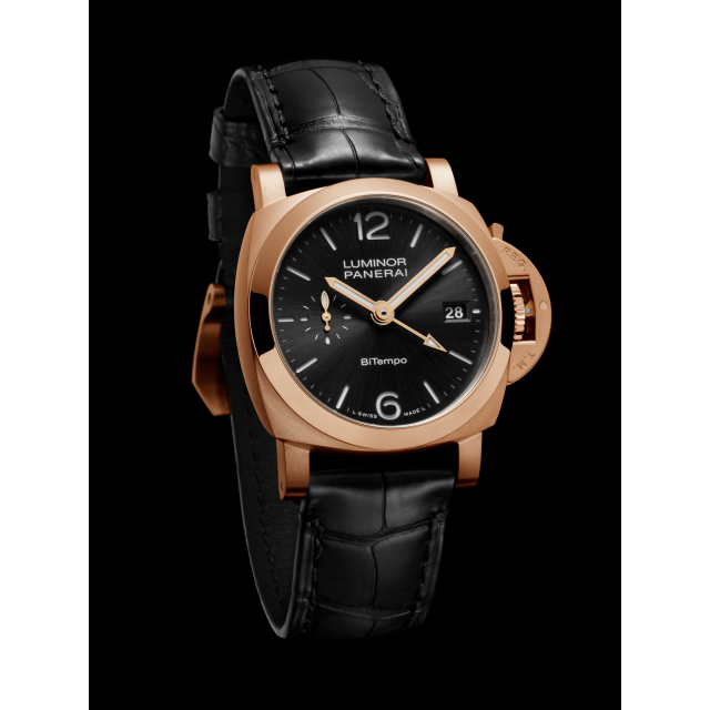 PANERAI Luminor庐米诺Quaranta BiTempo Goldtech™腕表 PAM01641 Detail 3