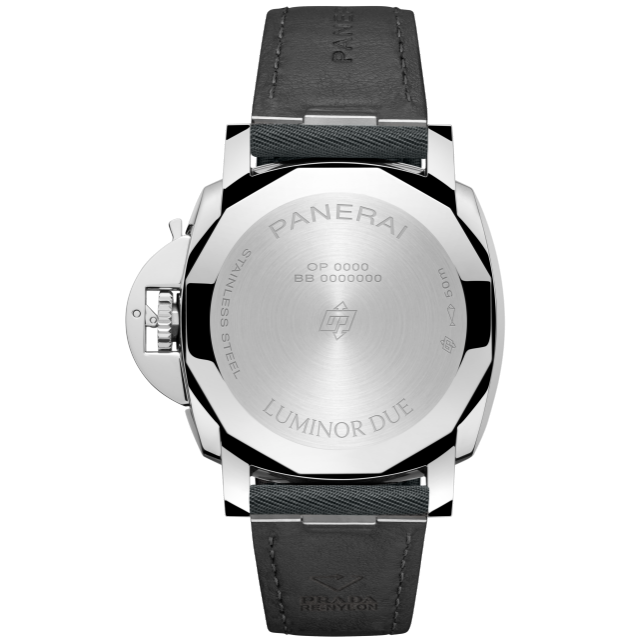 PANERAI Luminor Due庐米诺杜尔Prada Re-Nylon腕表 PAM01428 Back view