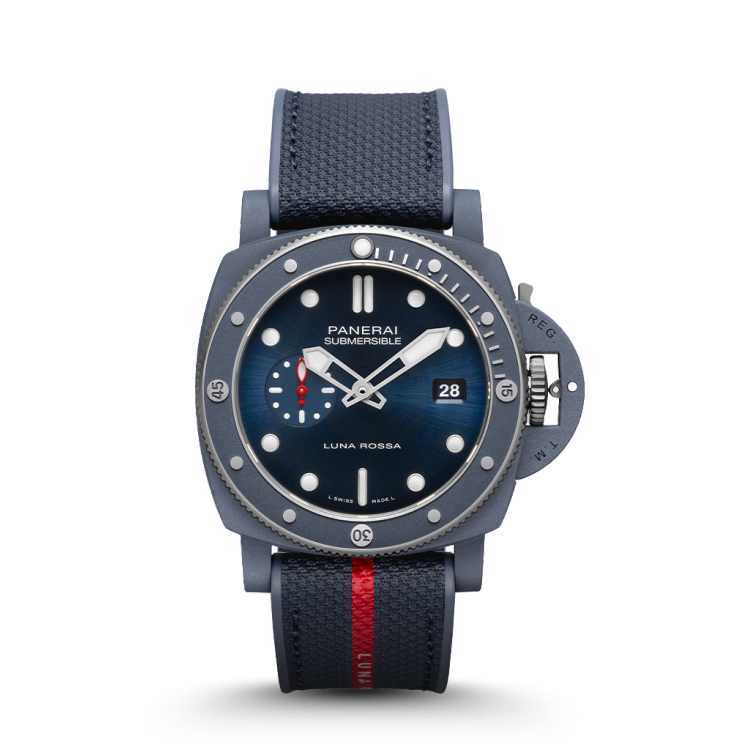 PANERAI Submersible潜行系列QuarantaQuattro Luna Rossa Ti-Ceramitech™腕表 PAM01466