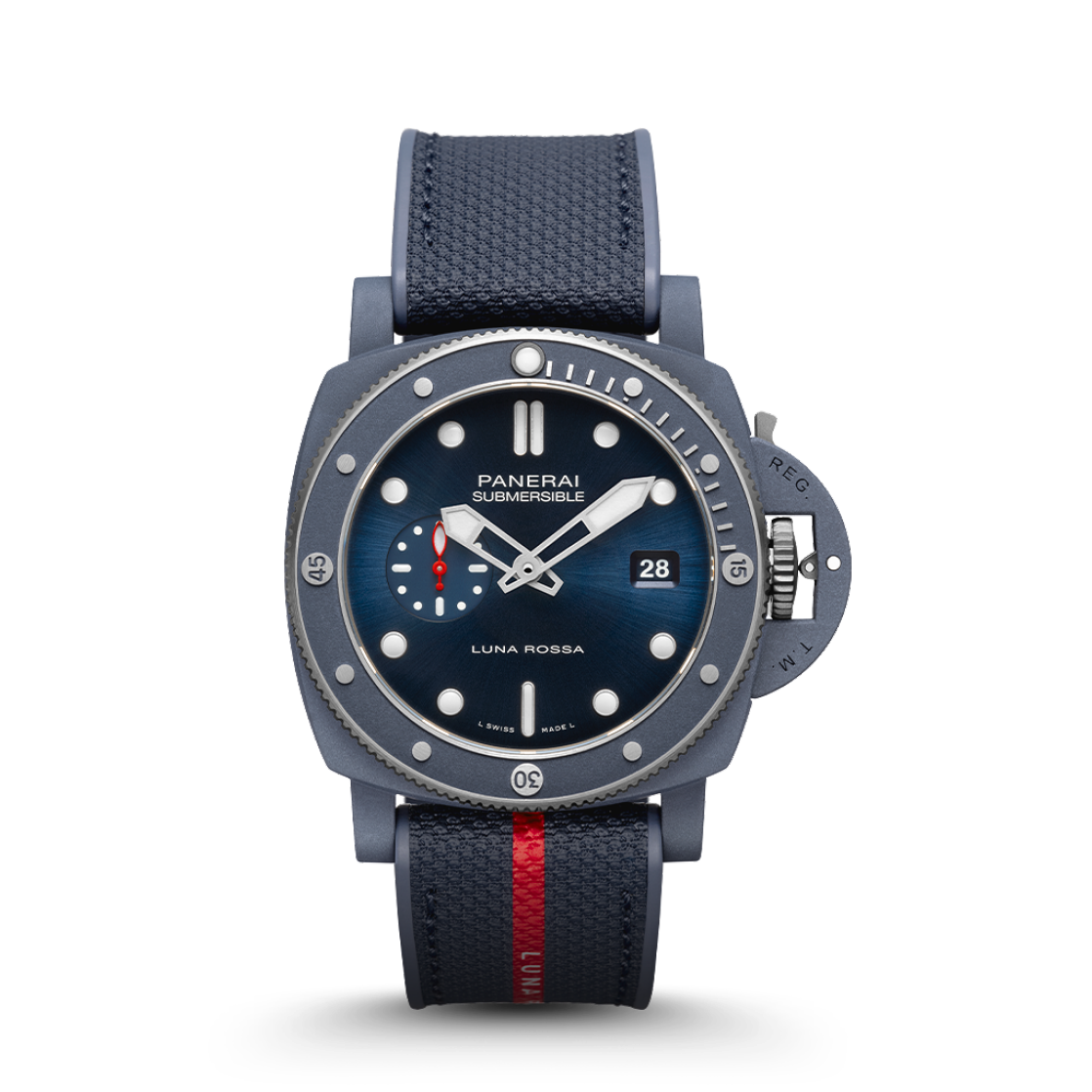 PANERAI Submersible潜行系列QuarantaQuattro Luna Rossa Ti-Ceramitech™腕表 PAM01466