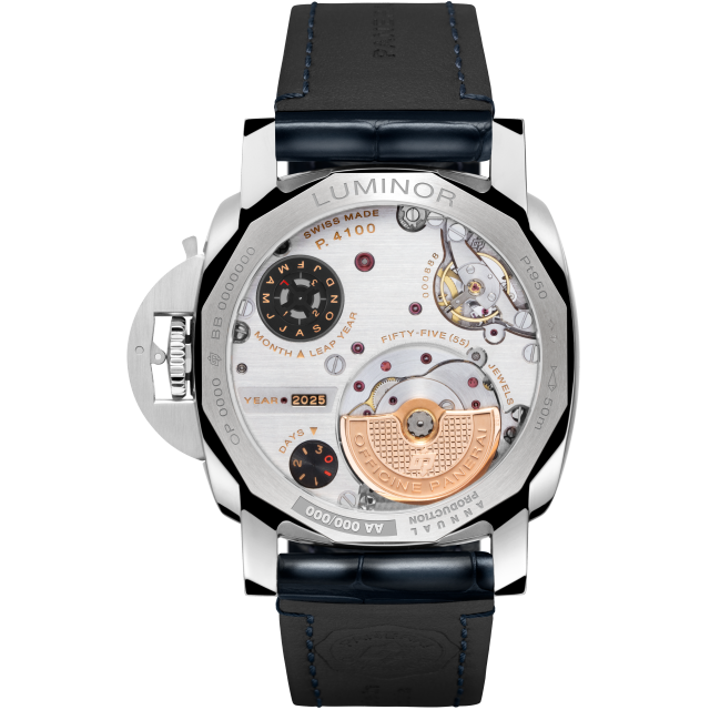 PANERAI Luminor Perpetual Calendar GMT Platinumtech™ PAM01575 Back view