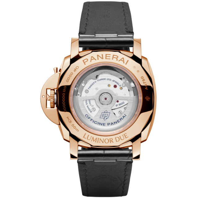 PANERAI Luminor Due庐米诺杜尔Goldtech™腕表 PAM01336 Back view