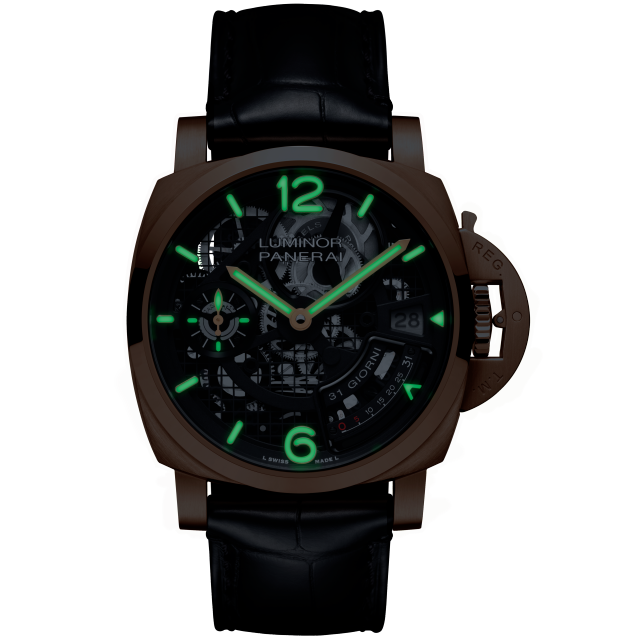 PANERAI Luminor 31 Giorni  PAM01631 night view