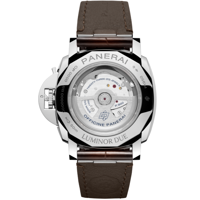 PANERAI Luminor Due庐米诺杜尔Platinumtech™腕表 PAM01329 Back view