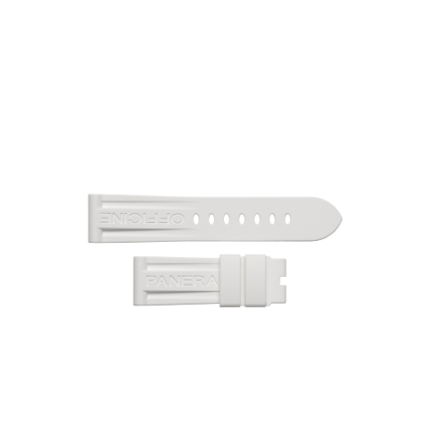 PANERAI 表带天然橡胶白色 MXE0BRMX