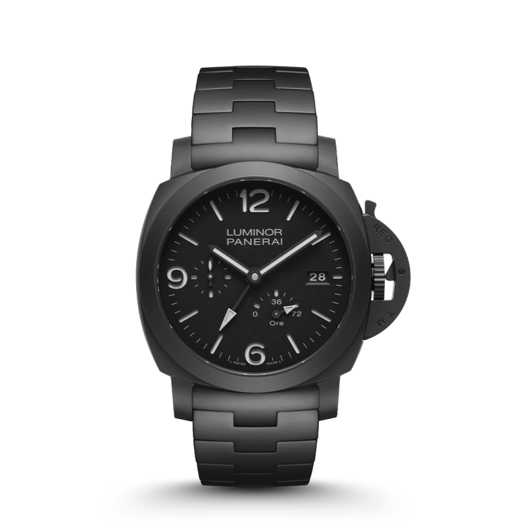 PANERAI Luminor庐米诺GMT动力储存Ceramica腕表 PAM01674