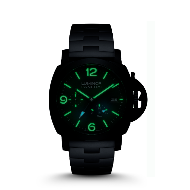 PANERAI Luminor庐米诺GMT动力储存Ceramica腕表 PAM01674