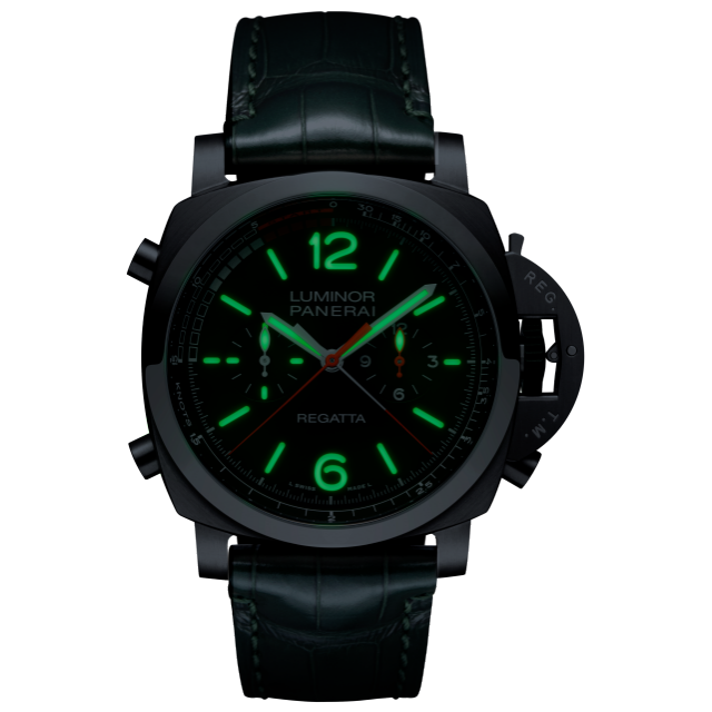 PANERAI Luminor庐米诺Regatta Chrono Flyback腕表 PAM01299 Night view