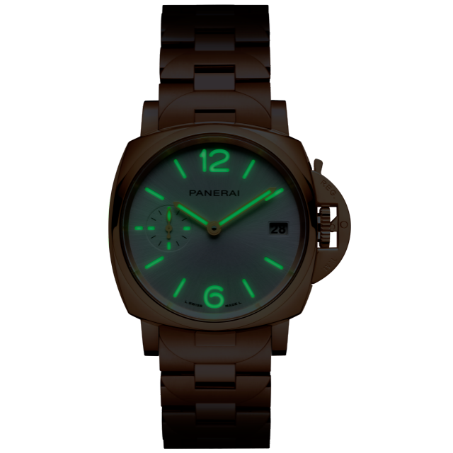 PANERAI Luminor Due庐米诺杜尔TuttoOro腕表 PAM01326 Night view