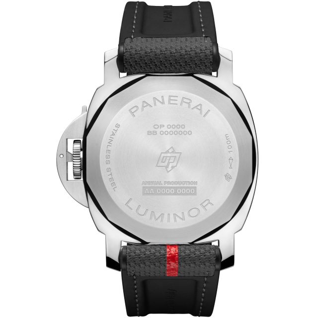 PANERAI Luminor Tre Giorni Luna Rossa PAM01653 Back view