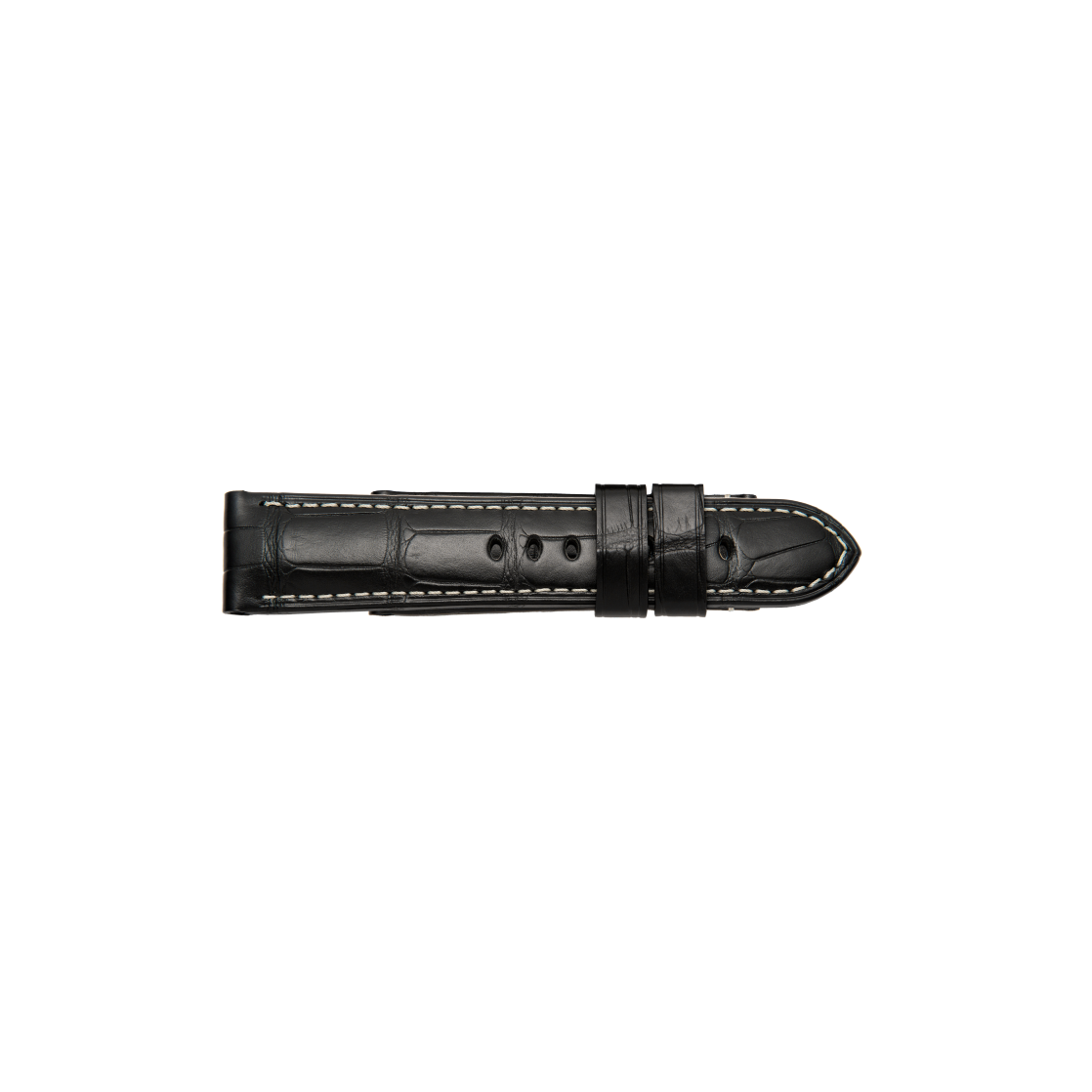 PANERAI 表带鳄鱼皮,黑色 MX004409 Buckle attachment