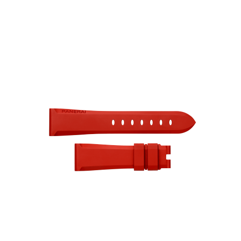 PANERAI 表带天然橡胶红色 MXE0PLX3