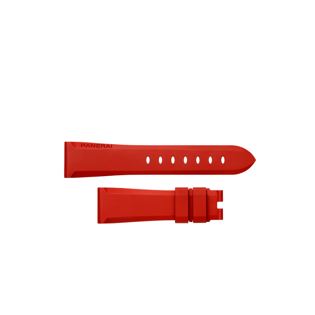 PANERAI 表带天然橡胶红色 MXE0PLZK