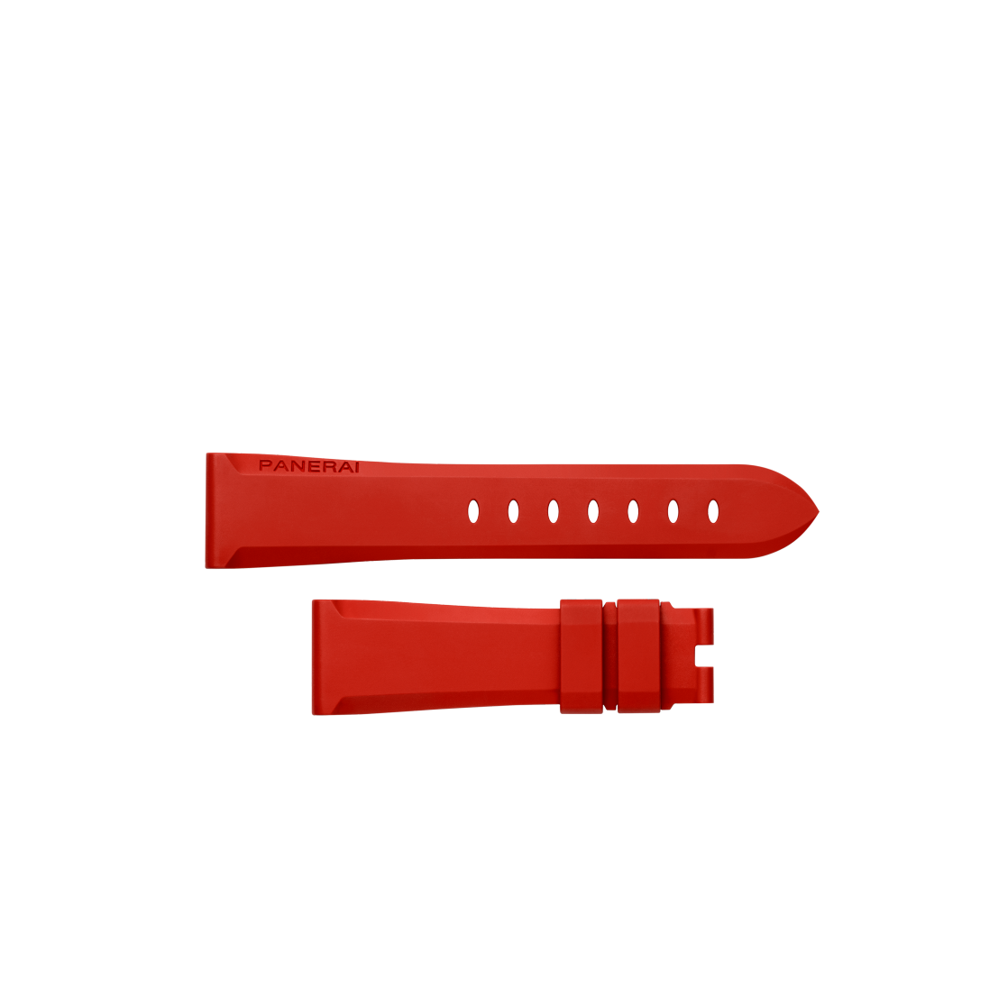 PANERAI 表带天然橡胶红色 MXE0PLZK